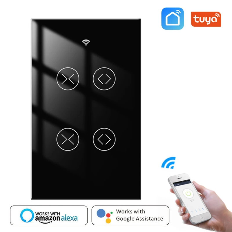 

Tuya Smart Life Curtain Switch Module Remote Control Blinds Roller Shutter EU WIFI App Timer Google Home Aelxa Echo Smart Home