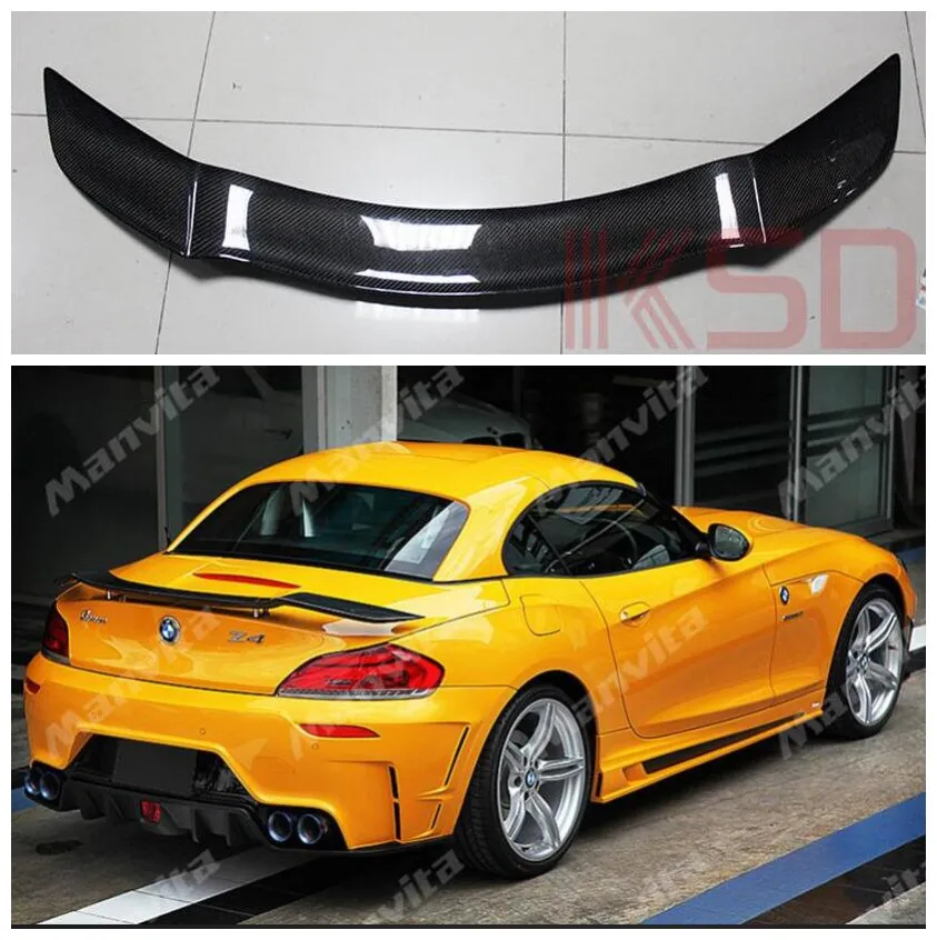 

High quality Carbon Fiber Car Rear Trunk Lip Spoiler Wing Fits For BMW Z4 E89 20i 23i 28i 30i 35i 2009 2010 2011 2012 2013 2014