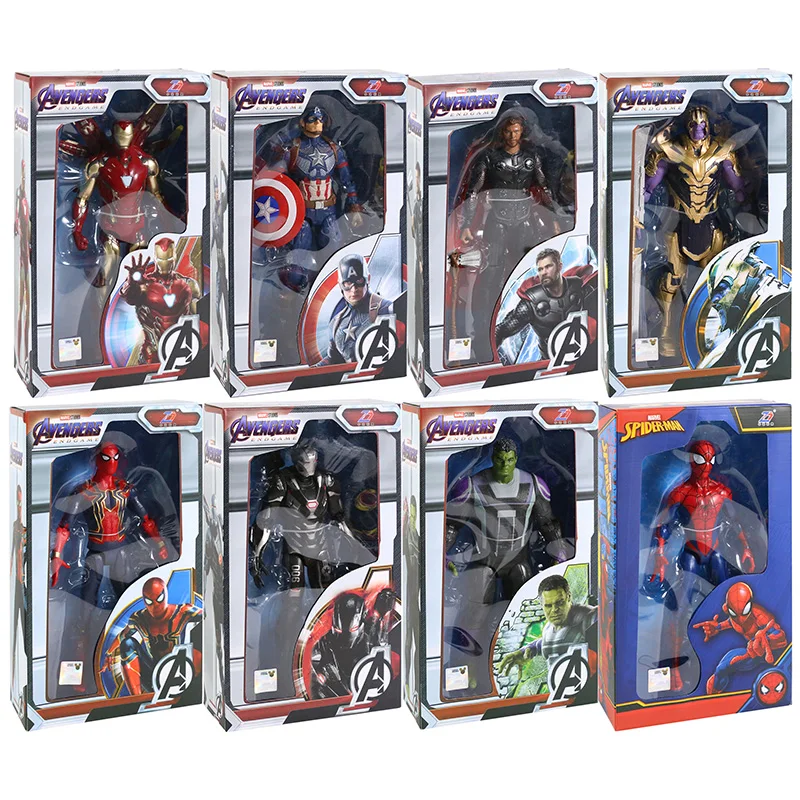 Экшн-фигурка ZD игрушки Marvel Мстители Человек-паук Железный человек Капитан