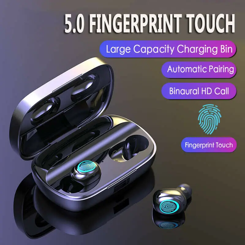 Беспроводные наушники Bluetooth спортивные с микрофоном Tws игровая гарнитура Мини