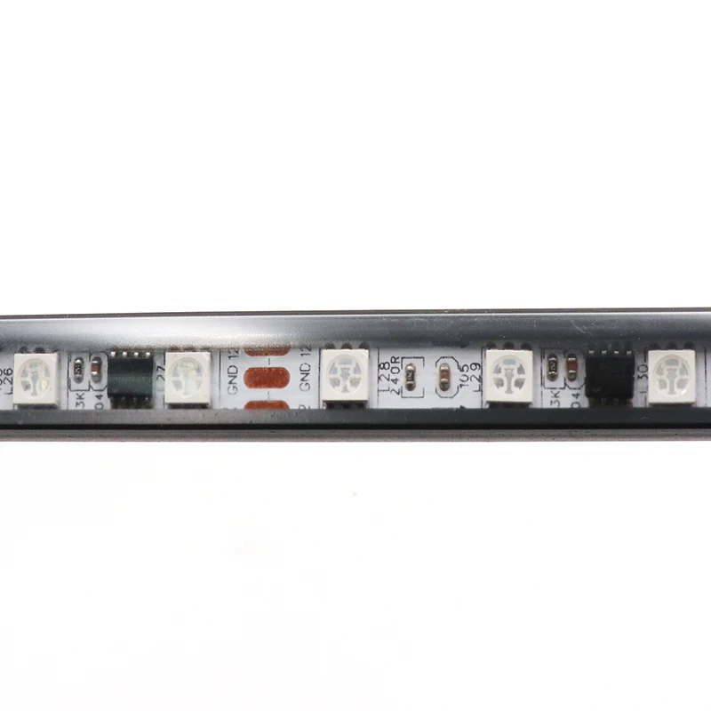 4 шт., 12 В, IP65, Bluetooth, управление, цветовая RGB Светодиодная лента под автомобилем, 90 120 см, неоновая лампа
