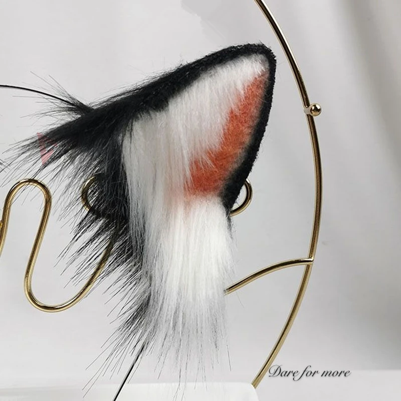 Обруч для волос MMGG Женский с кошачьими лисьими ушками |