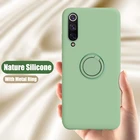 Чехол-накладка для Xiaomi Mi 10 Pro, 9 SE, 9T, Redmi K20, 8A, силиконовый, с кольцом-держателем