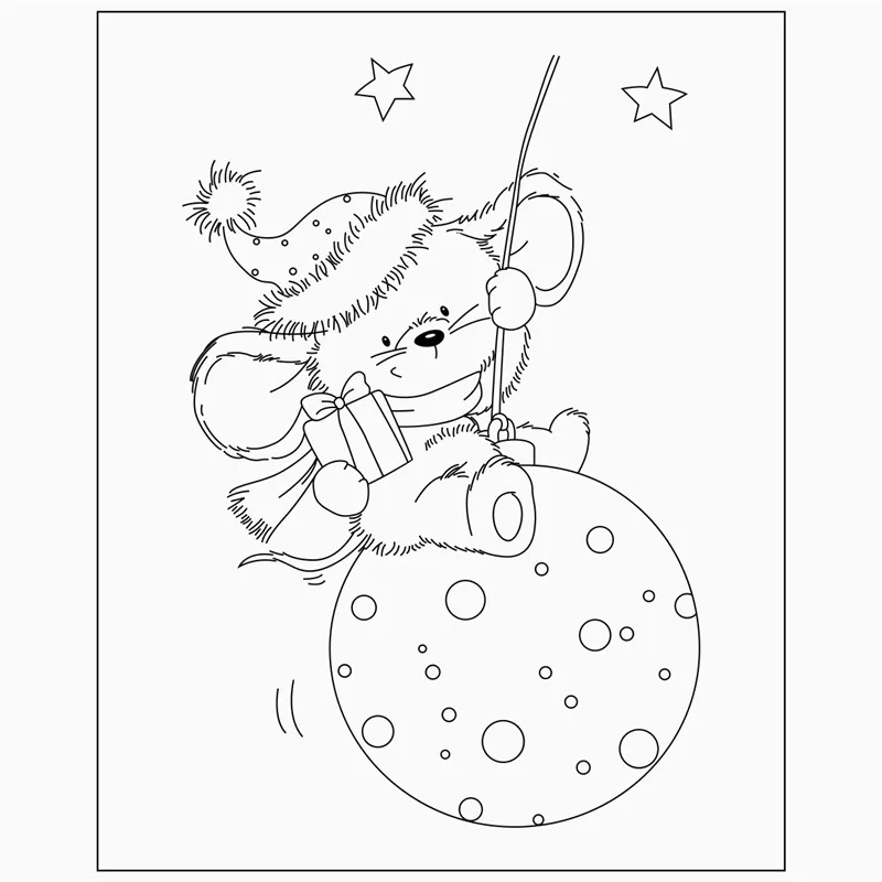 Резиновые силиконовые прозрачные штампы для скрапбукинга тампоны прозрачное