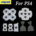 Cltgxdd 1 компл. Контроллер LR Кнопка Токопроводящая Силиконовая накладка для Playstation 4 Dualshock JDS001 011 силиконовые накладки резиновый проводящий