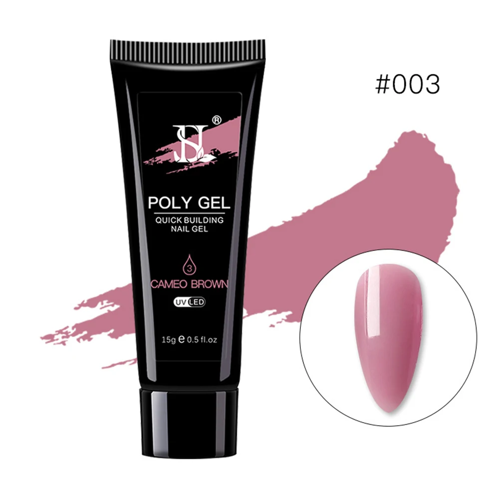 12 Color Crystal Extend UV Nail Gel Extension Builder Led Poly Art Lacquer Jelly Acrylic | Красота и здоровье
