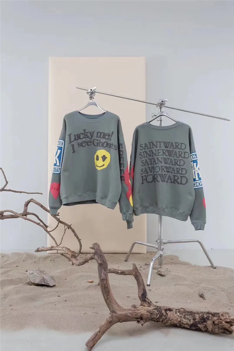 Kanye West KIDS/19FW толстовка с капюшоном для мужчин и женщин 1:1 высокое качество|Мужские