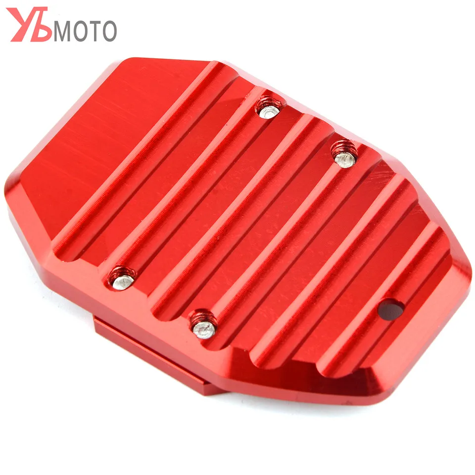 Motorcycle CNC Side Stand Enlarge Plate Kickstand Extension Pad For SYM CRUISYM 300i 300 GTS300 | Автомобили и мотоциклы