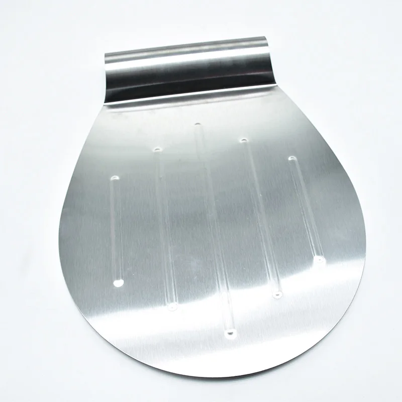 Лоток для выпечки из нержавеющей стали подвижная тарелка нож пиццы лопата