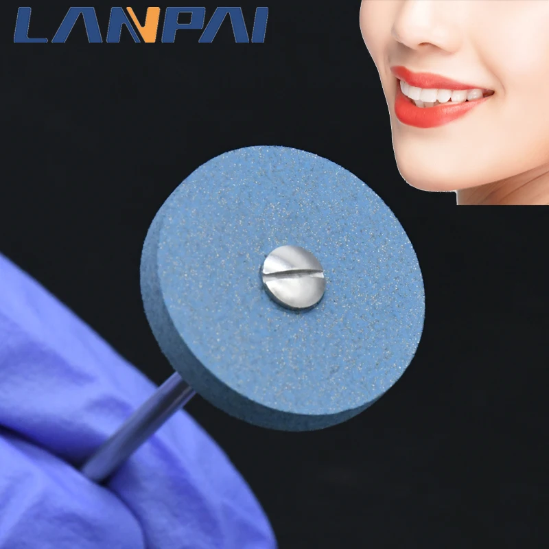 Lanpai Dental Rubber Diamond Grinding Head Highlight Polishing Series Dentist Instruments For Zirconia Burs Laboratory