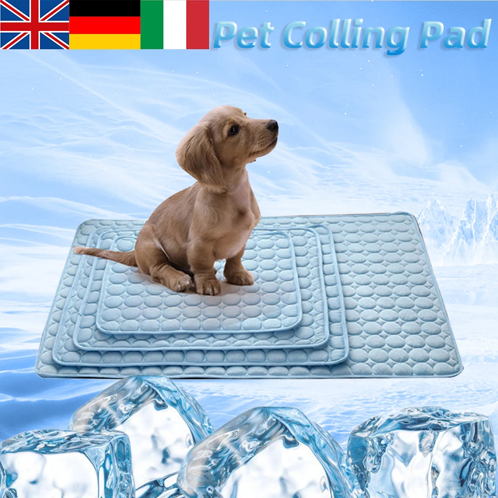 Летние охлаждающие маты одеяло для ледяных питомцев кровать собак диван