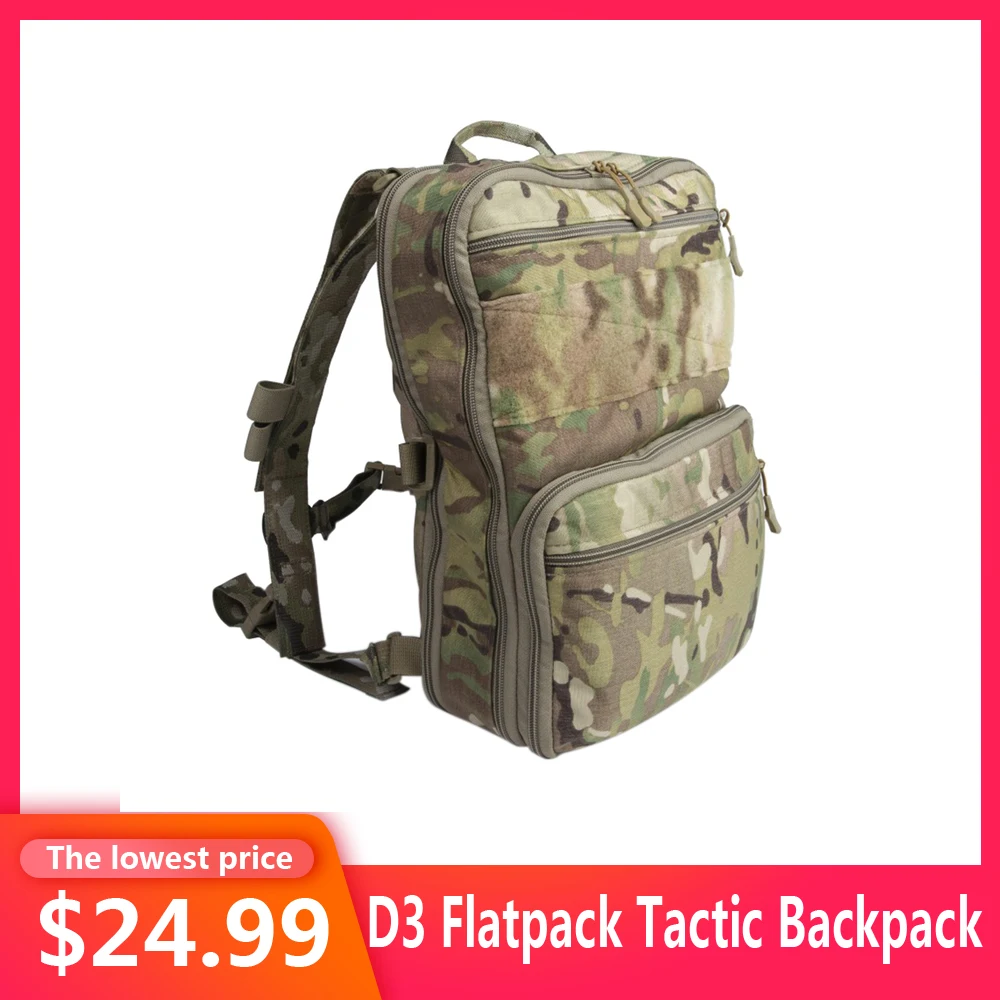 D3 Flatpack Tactic рюкзак для охоты на открытом воздухе сумка гидратации переноски