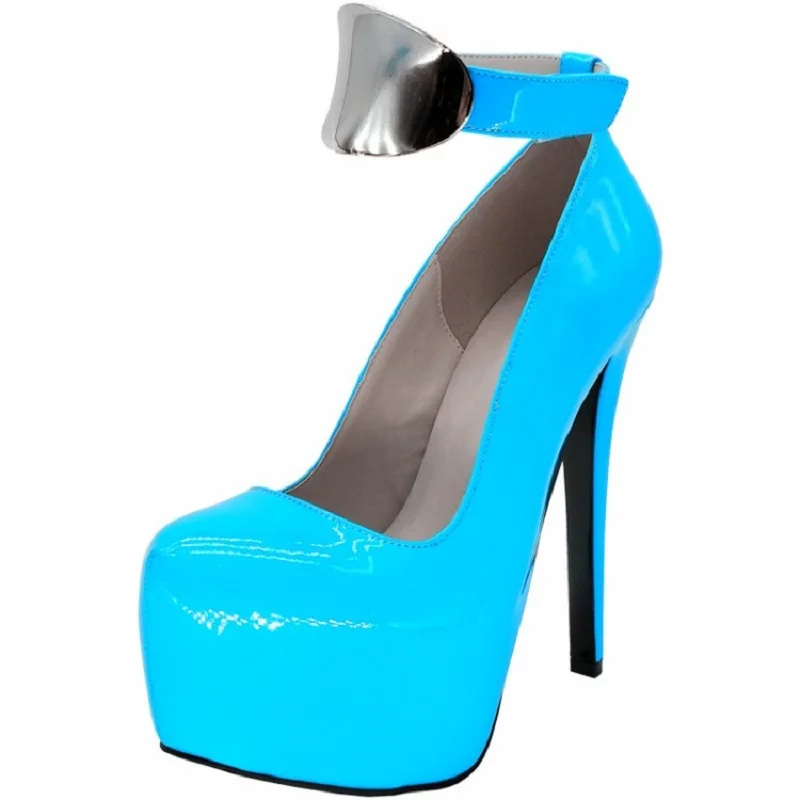 Женские туфли с круглым носком на тонком высоком каблуке размеры 4 10 5|Женские