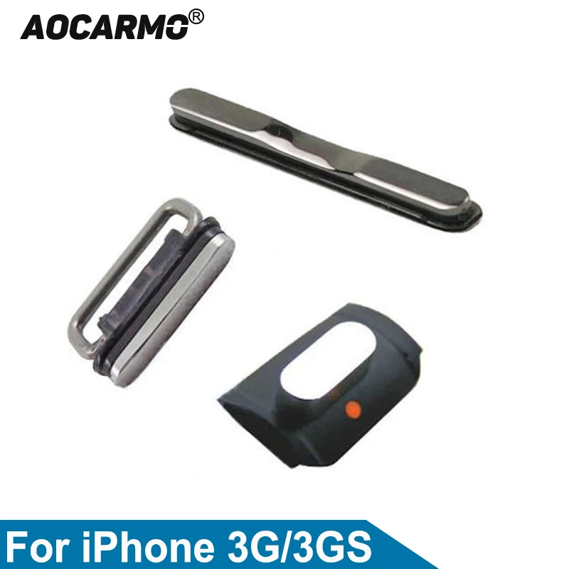 Кнопка громкости Aocarmo выключатель питания кнопка отключения звука для iPhone 3G 3GS