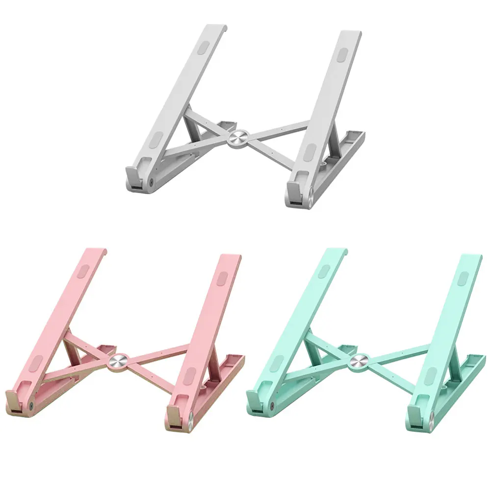 

Laptop stand Support Base Notebook Foldable Holder Stand for Macbook Pro iPad Laptop Accessories Stand Cooling Pad Riser