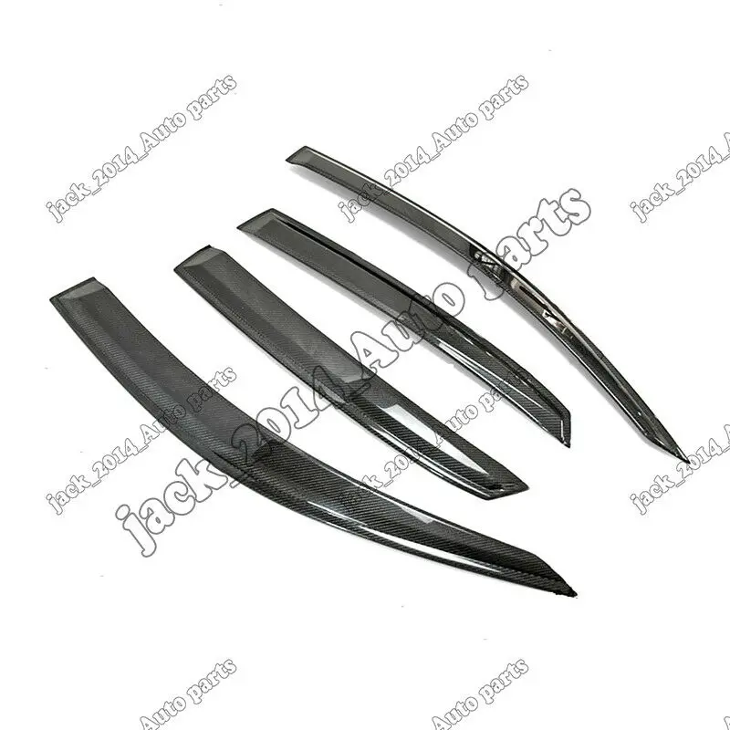 Боковые оконные козырьки обшивка из углеродного волокна для Honda Civic Type R 2016 2017 2018