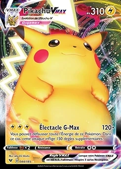 Juego de cartas de Pokemon VMAX, 100 unidades, Dracaufeu, Pikachu, Torgamord, Victini, Scolocendre, MorpekoTrading, juguetes de colecci&oacute;n-4