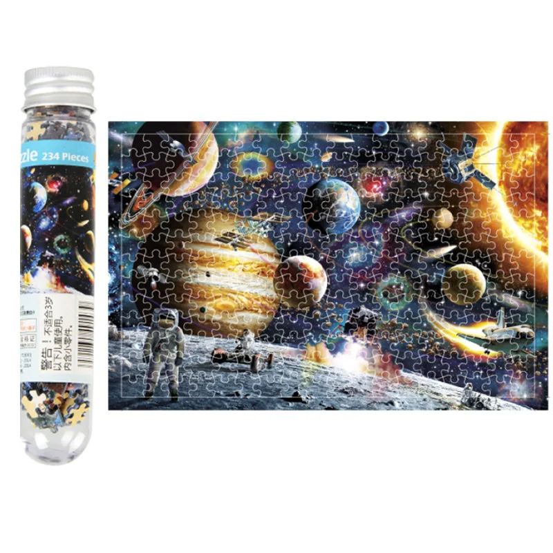 Пазлы бумажные в форме трубок для обучения детей и взрослых 150 шт.|Пазлы| |