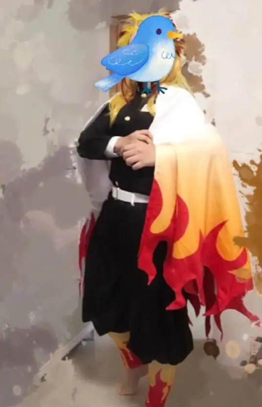 Женская одежда для костюмированной вечеринки в стиле аниме «Demon Slayer: Kimetsu no Yaiba»; костюм Rengoku Kyoujurou; костюм для косплея; одежда Rengoku Kyoujurou w