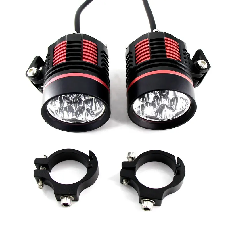 

1set Motorcycle Spotlights Fog Drl Lamp Led Glare Waterproof Flashing External Modification Auxiliary 12v Bmw Rogue Lights 60w