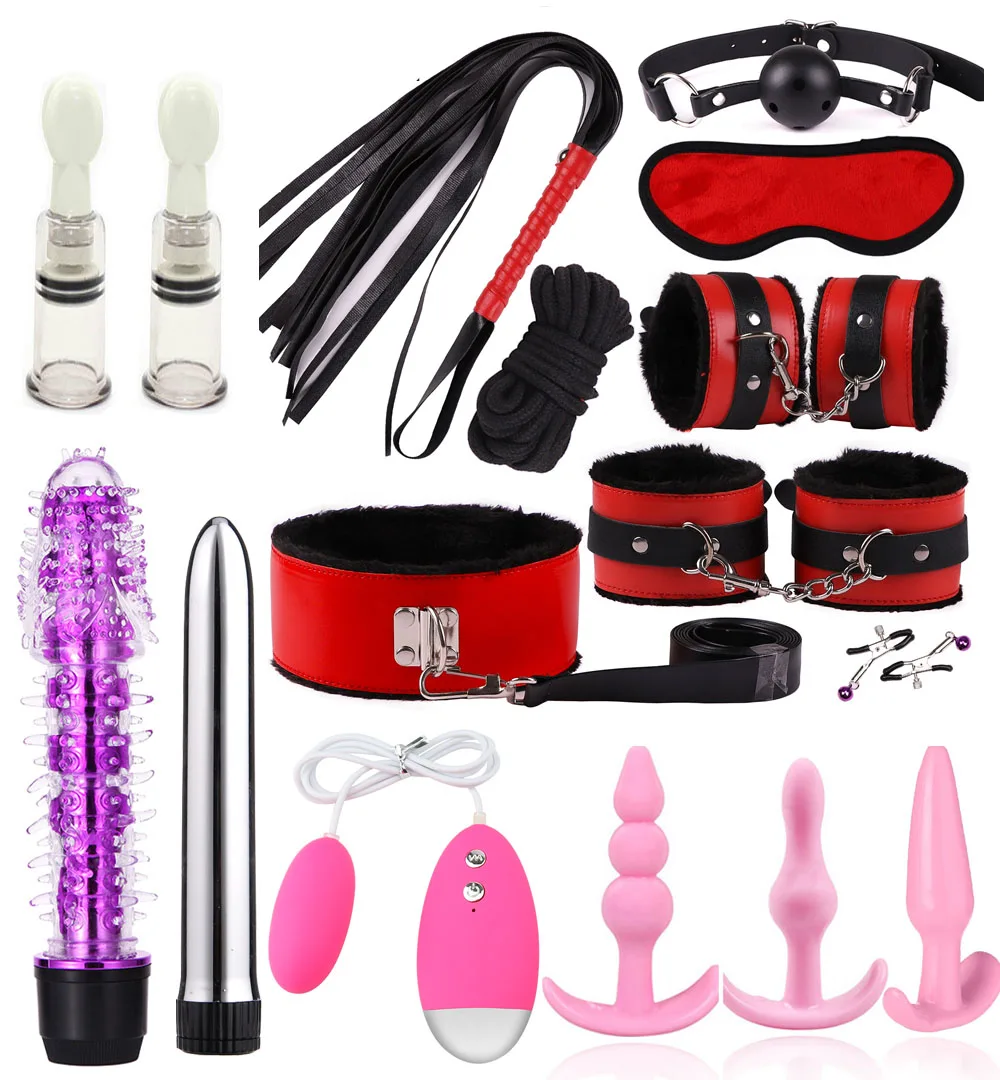 Эротические игры БДСМ Бондаж Пет-плей Секс-инструменты Анальная пробка Зажимы на соски Хлыст Вибрация Веревка Кляп Ошейник Фетиш Маска Игрушка для мужчин.