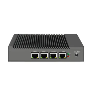 g40 fanless silent mini pc 4 lan intel celeron j4205 quad core firewall router pfsense industrial computer network server free global shipping