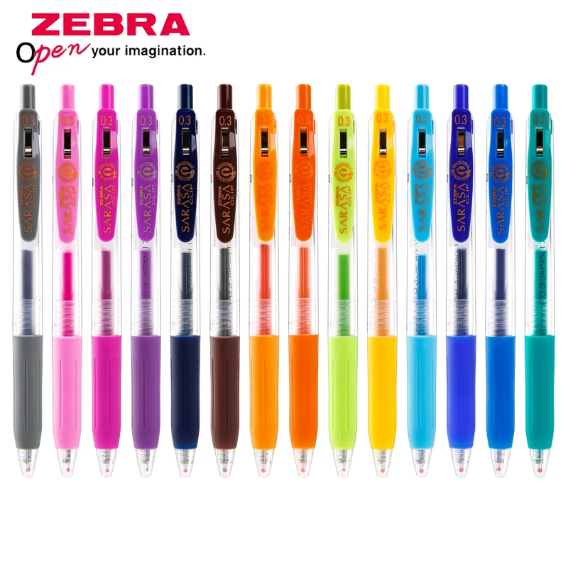 

11 шт. ZEBRA Limited SARASA серия JJH15 цветная ультратонкая нейтральная ручка с прессом 0,3/0,7 мм Ручная учетная запись студенческие канцелярские принадл...