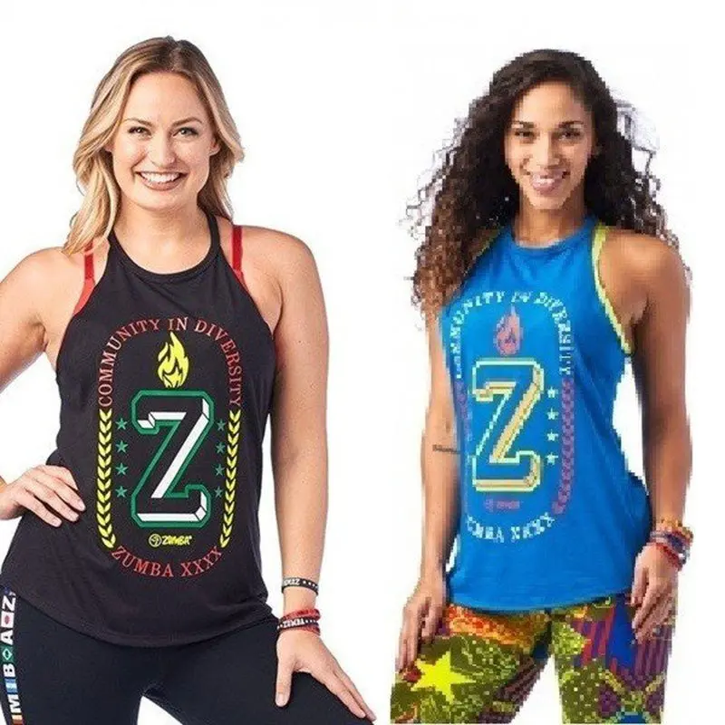 Одежда Zumba новая дешевая Женская одежда для йоги аэробики и бега фитнеса zumba майка