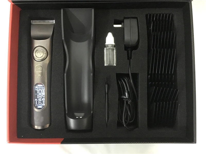 Профессиональная перезаряжаемая электрическая машинка для стрижки волос