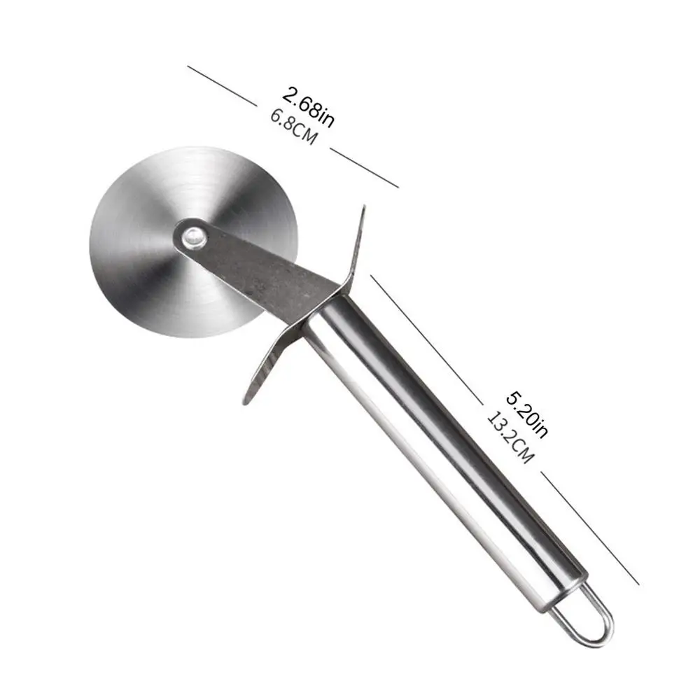 Круглый нож для пиццы из нержавеющей стали маленький размер кондитерское тесто
