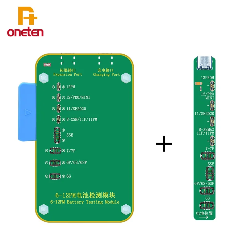 

JCID PRO1000S Battery Detection Module For iPhone 6-12PM Modify the number of battery cycles and the percentage of life Tool