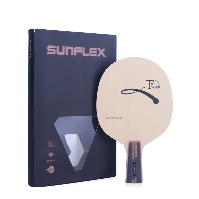 

SUNFLEX TRIGGER TNT UD Table Tennis Racket 5 ply wood long handle short handle PingPong blade