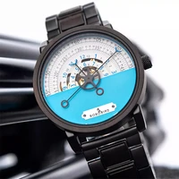 men watch bobo bird 2021 new top automatic mechanical watch logo custom wooden creative wristwatch cool gifts box reloj hombre