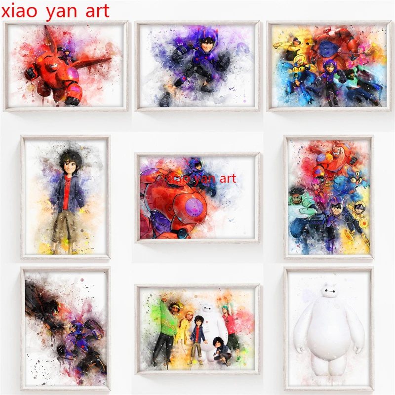 

Набор для алмазной вышивки «герои Диснея», мозаика из искусственных бриллиантов, 6 картин