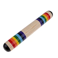 1pc wooden rain stick rainmaker musical instrument toy for toddlers kids