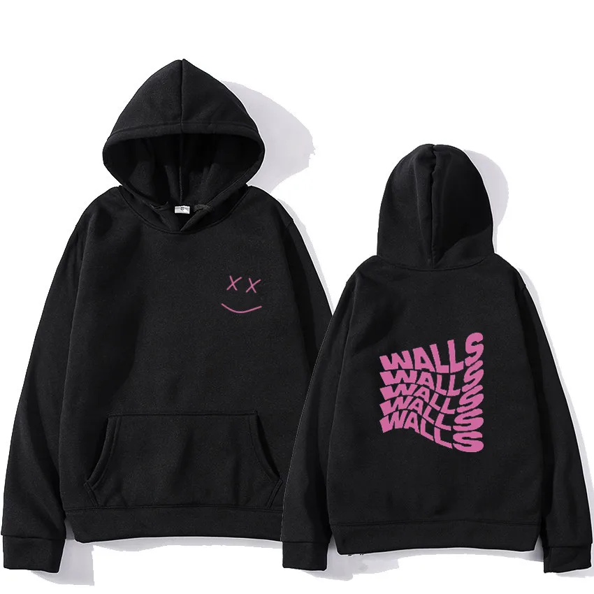 Зимняя мода 2021 Merch мужские толстовки Louis Tomlinson худи со смайликом Мужская Уличная