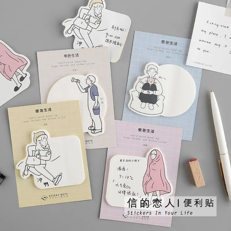 

Stickers 30 Sheet/pad Pleasant Holiday Sticky Note Book Paper Memo Pad Planner Sticker Post Office Stationery Sticker Notebook