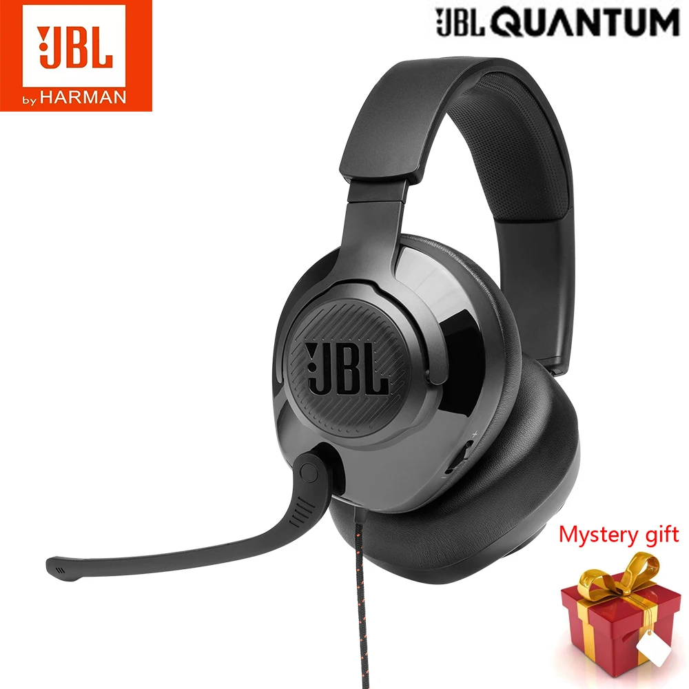 Игровая гарнитура JBL QUANTUM 200 для киберспорта проводные наушники 7 1 С аудиоканалом