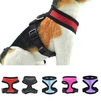 hot tinghao dog puppy walking collar soft breathable mesh safety strap adjustable pet control dogs carriers pet products