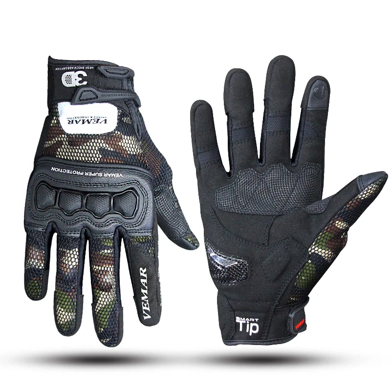 Перчатки для езды на мотоцикле велосипеде сенсорный экран светоотражающие