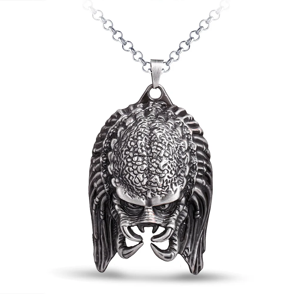 Мужское ожерелье с подвеской маской чокер для Хэллоуина|alien necklace|pendant necklacegifts for men