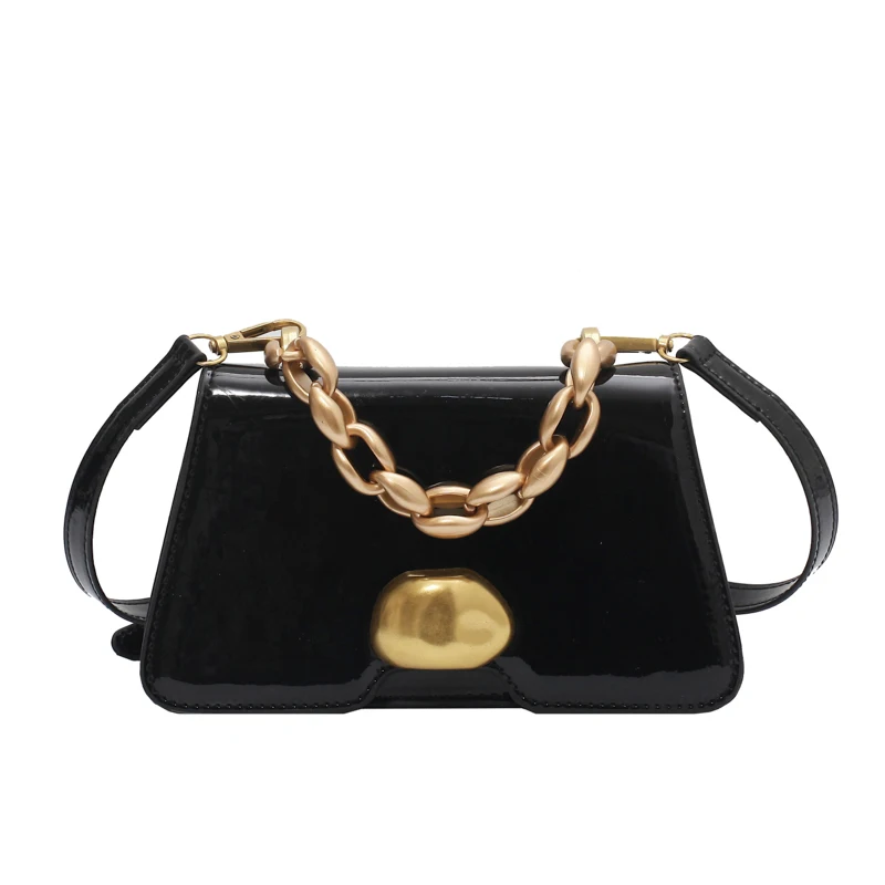 

Women's Bags Mini Clutches Pu Leather Thick Chain Handbags For Women Small Crossbody Bag Cute Shoulder Purse Female Mini Satchel