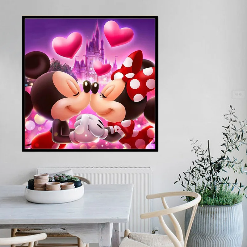 Алмазная вышивка мультфильм серии 5D DIY Алмазный Круглый Алмаз крестиком | Дом и