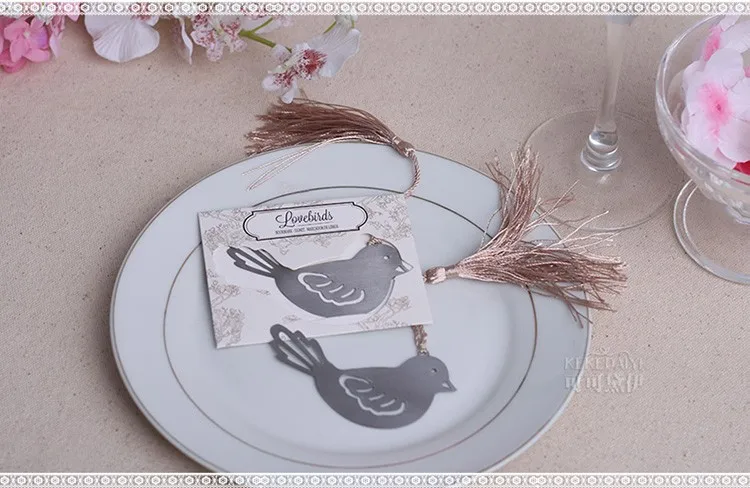 Свадебный подарок и подарки для гостей закладка love bird baby shower вечерние сувениры 20
