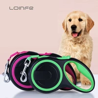 118in 315in long strong pet leash retractable pet leash for large dog durable nylon dog walking leash leads auto extending strap