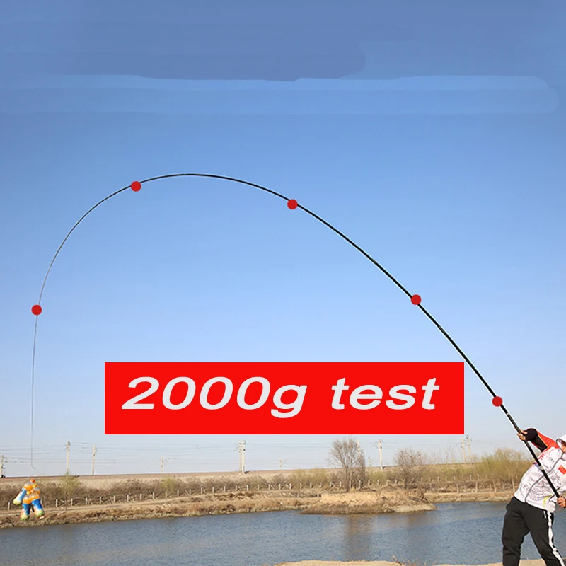 Высокоуглеродистая телескопическая удочка 8 м 15 длинный секционный ультра