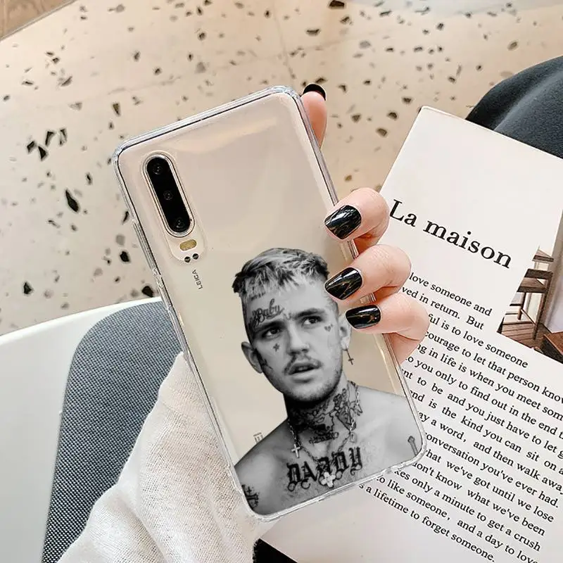 

Lil Peep Phone Cases Transparent for Samsung A71 S9 10 20 HUAWEI p30 40 honor 10i 8x xiaomi note 8 Pro 10t 11