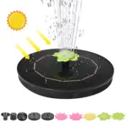 Плавающий Солнечный фонтан с насосной панелью, садовые фонтаны с питанием от солнечной энергии, декоративные водные бассейны, фонтан, садовое украшение