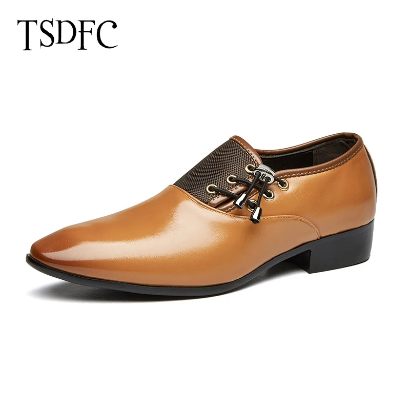 

Men Formal Shoes Leather Business Casual Shoes High Quality Men Dress Office Luxury Shoes Plus Size Male Breathable Oxfords 2022