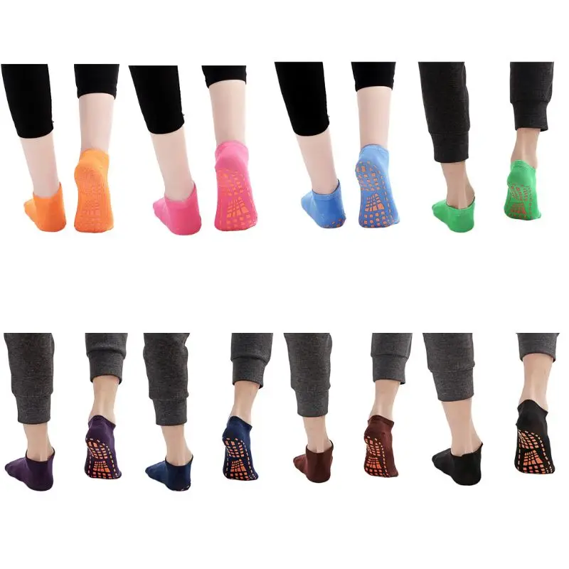 

Men and Women Cotton Yoga Socks Non-Slip Fitness Sport Ballet Pilates Socks